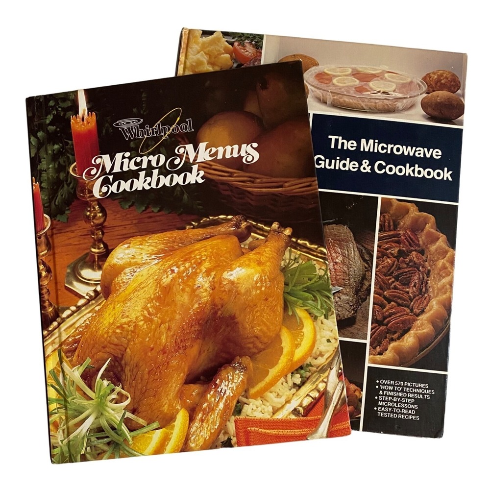 Microwave Cookbook Hardcover Lot of 2